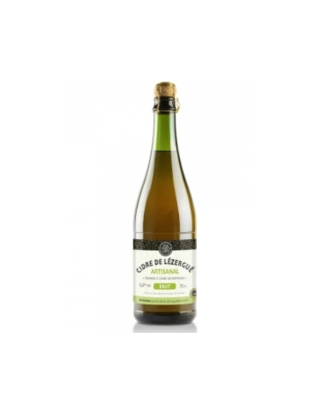 Cidre artisanal brut Lézergue 100% pur jus